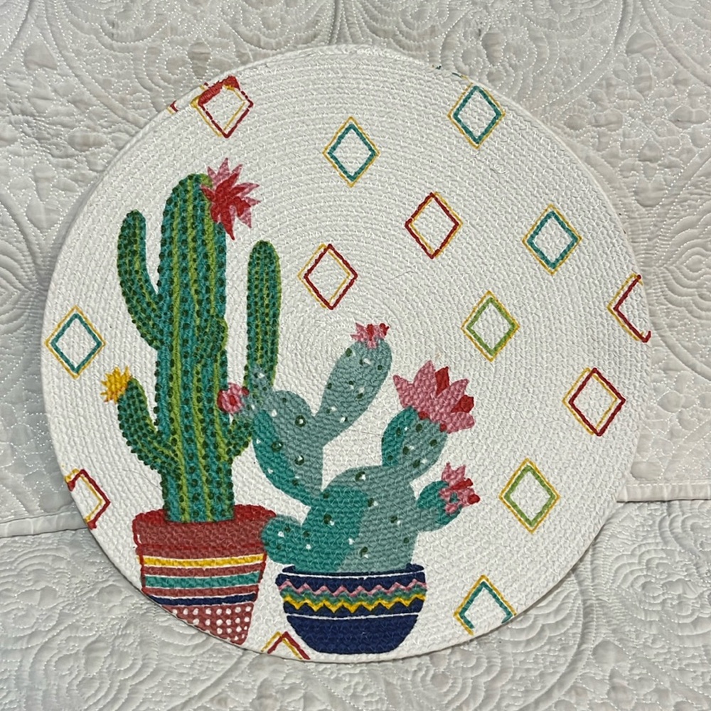 Kay Dee Designs braided round placemats, set of 3